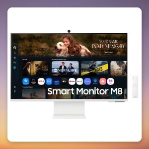 Samsung Smart Monitor M8 M80F 32" 4K UHD VA, USB-C 65W, HDR10+, White