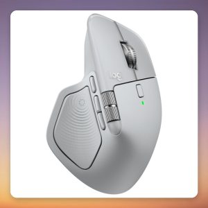 Logitech MX Master 4 Wireless Mouse, Light Grey, Logi Bolt/Bluetooth, 8000 DPI