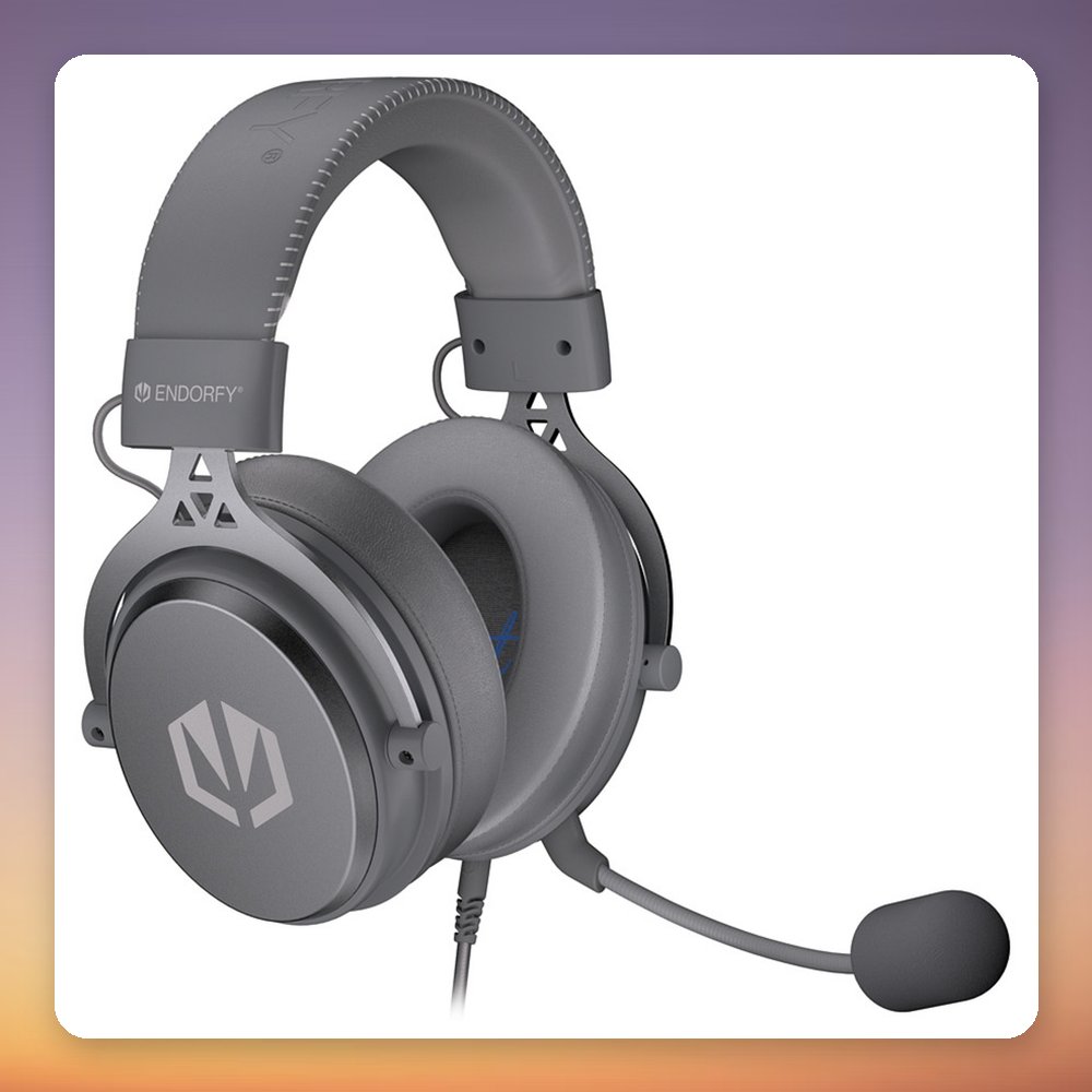 Endorfy VIRO Plus USB Alt Gray Wired Gaming Headset, 7.1 Virtual Surround, 53 mm Drivers – image 2