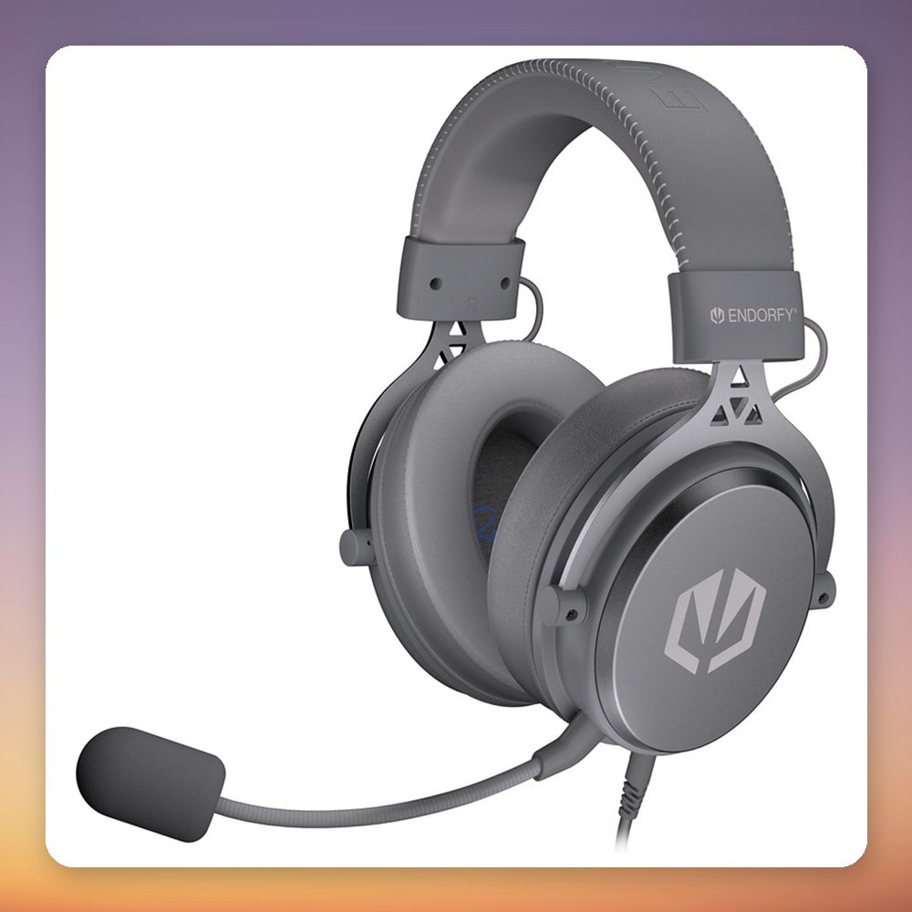 Endorfy VIRO Plus USB Alt Gray Wired Gaming Headset, 7.1 Virtual Surround, 53 mm Drivers – image 5