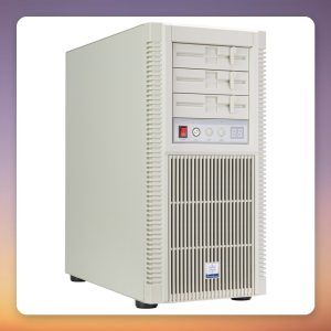 Silverstone FLP02 Retro Midi-Tower ATX/SSI-CEB Case, Beige, 3 Fans Included