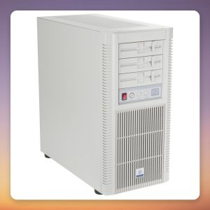 Silverstone FLP02 Retro Midi-Tower ATX/SSI-CEB Case, Beige, 3 Fans Included