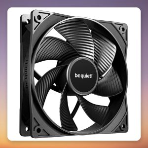 Be quiet! Pure Wings 3 120 mm PWM Reverse Blade Fan, Black, 3-Pack