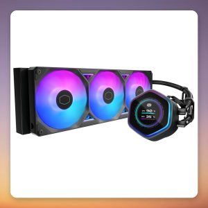 Cooler Master MasterLiquid 360 Atmos II LCD ARGB 360 mm AIO Liquid Cooler, Black