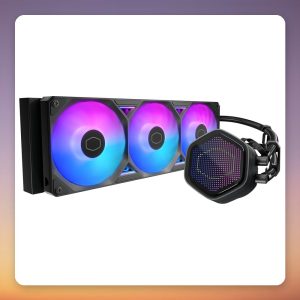 Cooler Master MasterLiquid 360 Atmos II LED 360 mm AIO Liquid Cooler, Black