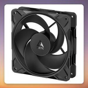 Arctic P12 Pro Reverse 120 mm PWM Reverse Blade Fan, Black