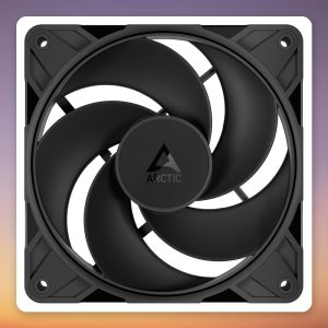 Arctic P12 Pro Reverse 120 mm PWM Case Fan, Black, 3-Pack