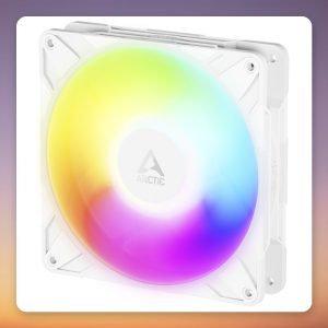 Arctic P14 Pro Reverse A-RGB 140 mm PWM Case Fans, White, 3-Pack