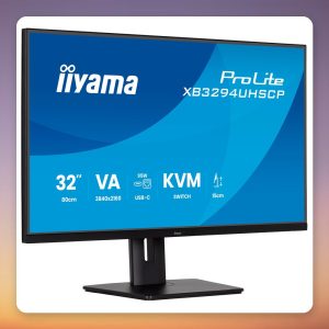 Iiyama ProLite XB3294UHSCP-B1 31.5" 4K VA Monitor, USB-C 95W PD, KVM