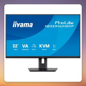 Iiyama ProLite XB3294UHSCP-B1 31.5″ 4K VA Monitor, USB-C 95W PD, KVM
