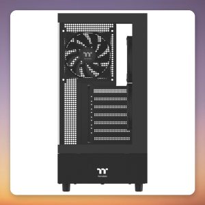 Thermaltake Pureline 270 Mid-Tower Case, Black, Dual Tempered Glass
