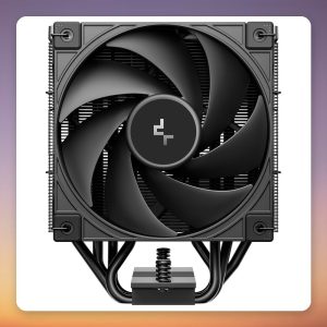Deepcool AK400 G2 120 mm Single Tower CPU Cooler, Black/Wood, 4 Heatpipes