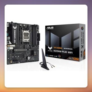 Asus TUF Gaming A620AM-Plus WiFi AM5 Micro-ATX Motherboard, DDR5, Wi-Fi 6