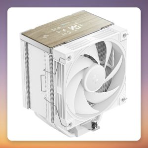 Deepcool AK700 Digital White 120 mm CPU Air Cooler with Temperature Display