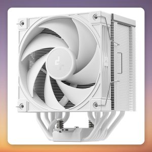 Deepcool AK700 Digital White 120 mm CPU Air Cooler with Temperature Display