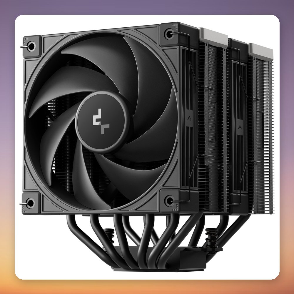 Deepcool AK620 G2 DIGITAL NYX 120 mm Dual Tower CPU Cooler, Black, 260W TDP – image 3