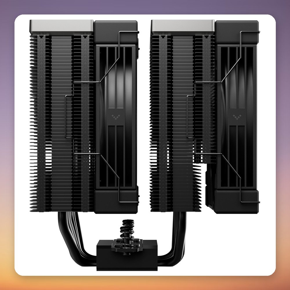Deepcool AK620 G2 DIGITAL NYX 120 mm Dual Tower CPU Cooler, Black, 260W TDP – image 4