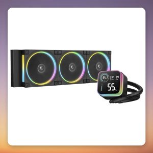 Deepcool LQ360 ULTRA ARGB 360 mm AIO Liquid CPU Cooler, Black