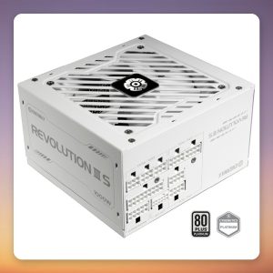 Enermax REVOLUTION III S 1000W 80 PLUS Platinum Fully Modular PSU, White, ATX 3.1