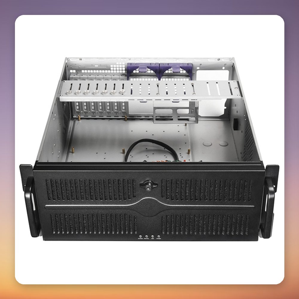 Chieftec UNC-409S-AIO-OP 4U Rackmount Server Case, Black, E-ATX/SSI-EEB – image 4