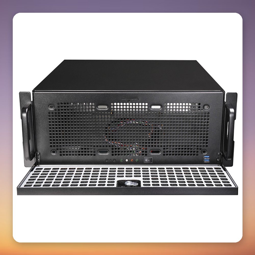 Chieftec UNC-409S-AIO-OP 4U Rackmount Server Case, Black, E-ATX/SSI-EEB – image 6