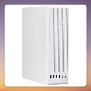 Chieftec BE-10W-300 µATX Desktop Case, White, 300W 80 PLUS Bronze TFX PSU