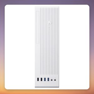 Chieftec BE-10W-300 µATX Desktop Case, White, 300W 80 PLUS Bronze TFX PSU