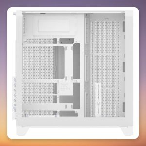 Thermaltake View 390 TG Snow White ATX Mid-Tower Case, Dual Tempered Glass