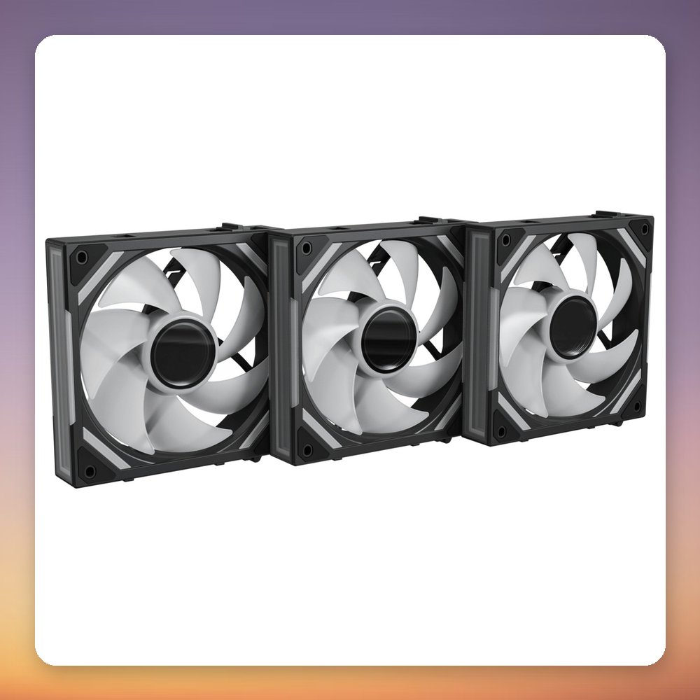 Alpenföhn WingBoost 4 120 mm ARGB PWM Case Fans, Black, 3-Pack – image 4