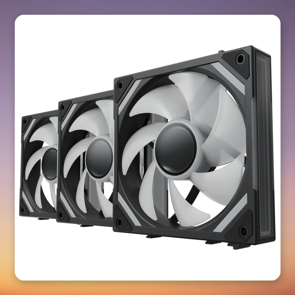 Alpenföhn WingBoost 4 120 mm ARGB PWM Case Fans, Black, 3-Pack – image 6