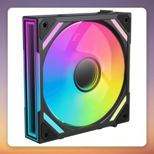 Alpenföhn WingBoost 4 120 mm ARGB PWM Case Fan, Black, Reverse Blade