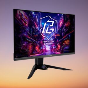 Asrock PGO27QFV QD-OLED 27-Inch QHD Monitor