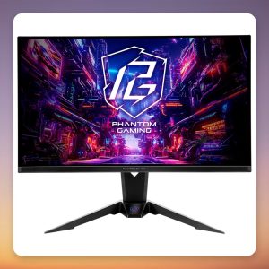 ASRock Phantom Gaming PGO27QFV 27″ QHD QD-OLED Monitor, 360 Hz, 0.03 ms, USB-C