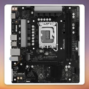 ASRock H810M-H LGA 1851 Micro-ATX Motherboard, Intel H810, DDR5