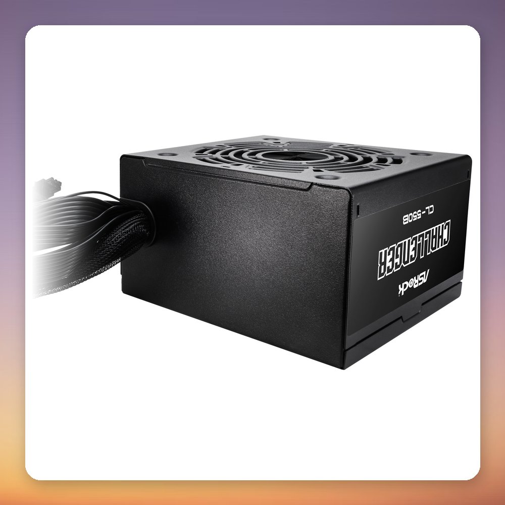 ASRock Challenger CL-550B 550W 80 PLUS Bronze ATX PSU, Black – image 5