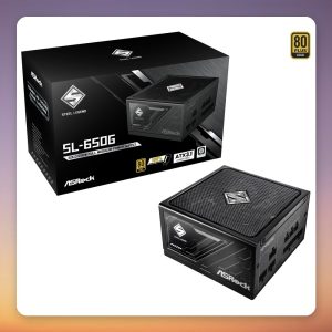 ASRock Steel Legend SL-650G 650W 80 PLUS Gold ATX 3.1 Power Supply