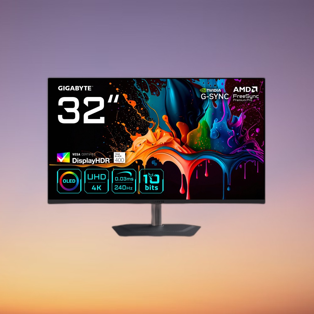 GigaByte MO32U2 QD-OLED 31.5" 4K Monitor