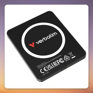 Verbatim SnapBack Ultra Slim 1 TB External SSD USB 3.2 Gen 2×2, Black