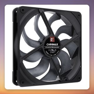 Noctua NF-A14x25 G2 PWM chromax.black 140 mm Fan, Black, Single Pack