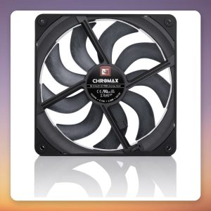 Noctua NF-A14x25 G2 PWM chromax.black 140 mm Fan, Black, Single Pack