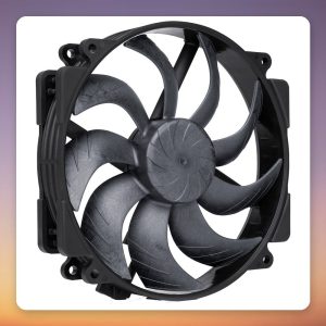 Noctua NF-A14x25r G2 PWM chromax.black 140 mm Case Fan, Black