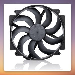 Noctua NF-A14x25r G2 PWM chromax.black 140 mm Case Fan, Black