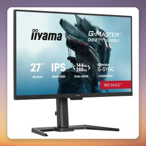 Iiyama G-Master GB2771UHSU-B1 27″ 4K IPS 144 Hz / FHD 288 Hz Dual-Mode Gaming Monitor