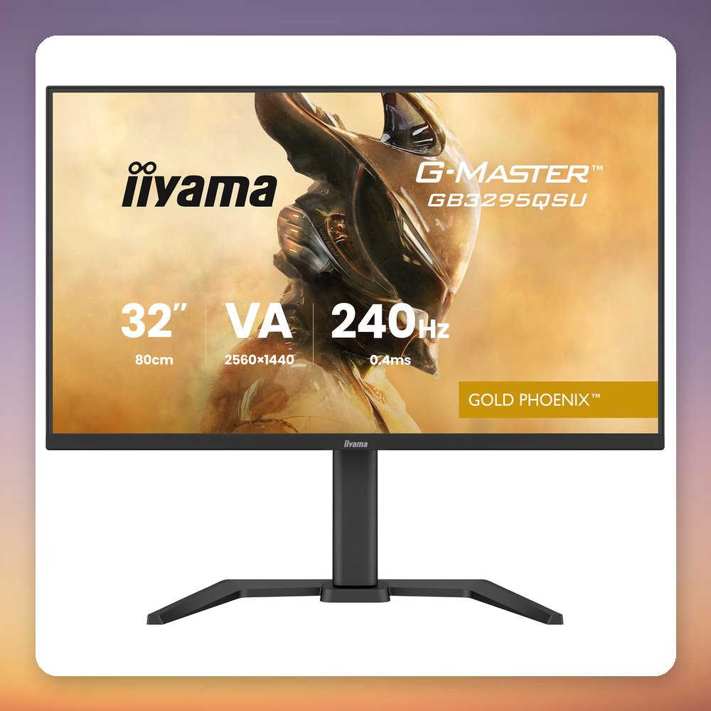 Iiyama G-Master GB3295QSU-B1 Gold Phoenix 31.5" QHD 240Hz Fast VA Gaming Monitor – image 2