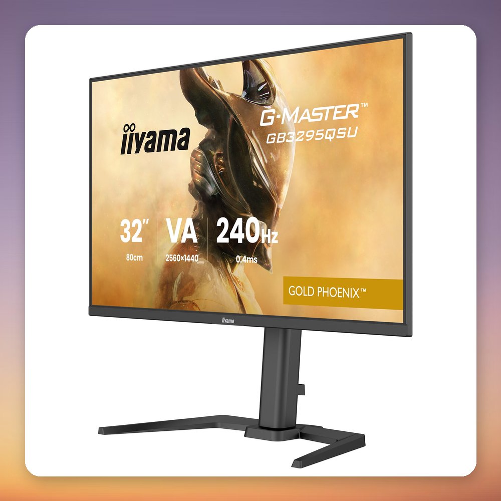 Iiyama G-Master GB3295QSU-B1 Gold Phoenix 31.5" QHD 240Hz Fast VA Gaming Monitor – image 4