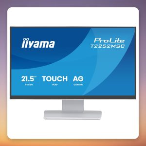 Iiyama ProLite T2252MSC-W2AG 21.5″ FHD IPS 10-Point Touchscreen Monitor, 100 Hz, White