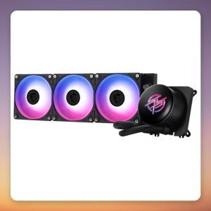 MSI MPG CoreLiquid P13 360 mm AIO Liquid Cooler, 2.1″ IPS Display, ARGB, Black