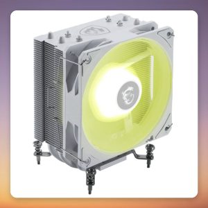 MSI MAG Corefrozr AA13 White 120 mm Single Tower CPU Cooler, 4 Heatpipes