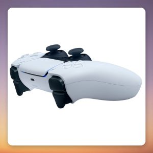 Sony DualSense Wireless Controller for PS5, White, Haptic Feedback, Adaptive Triggers