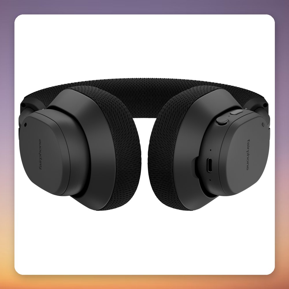 Fairphone Fairbuds XL (2025) Horizon Black Over-Ear Bluetooth Headphones with ANC – image 6